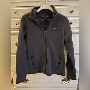 Patagonia full zip better sweater Navy sz XS